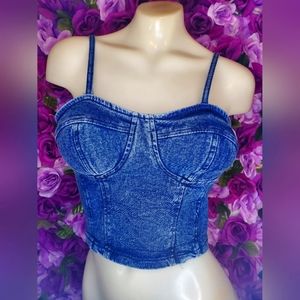 Denim top